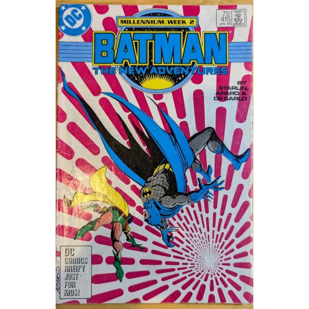 Batman#415 DC- 1988 New Adventures High Grade-Copper Age /Robin-Jim Aparo Art